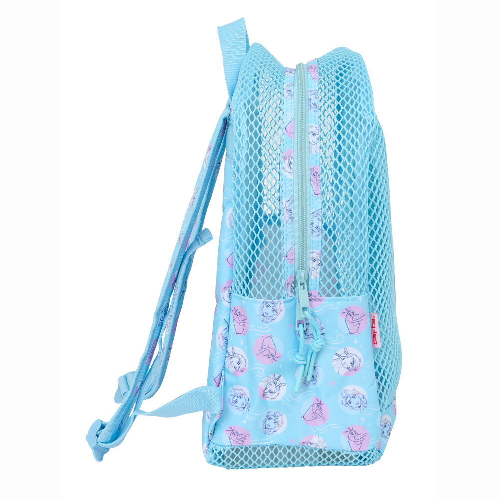 Mochila antiarena Frozen Disney azul con Elsa y Anna - 3