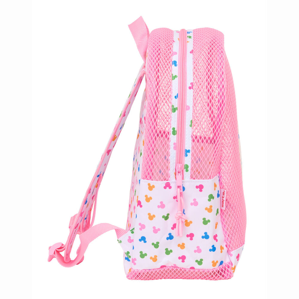 Mochila rosa antiarena de Minnie Disney con rejilla - 3