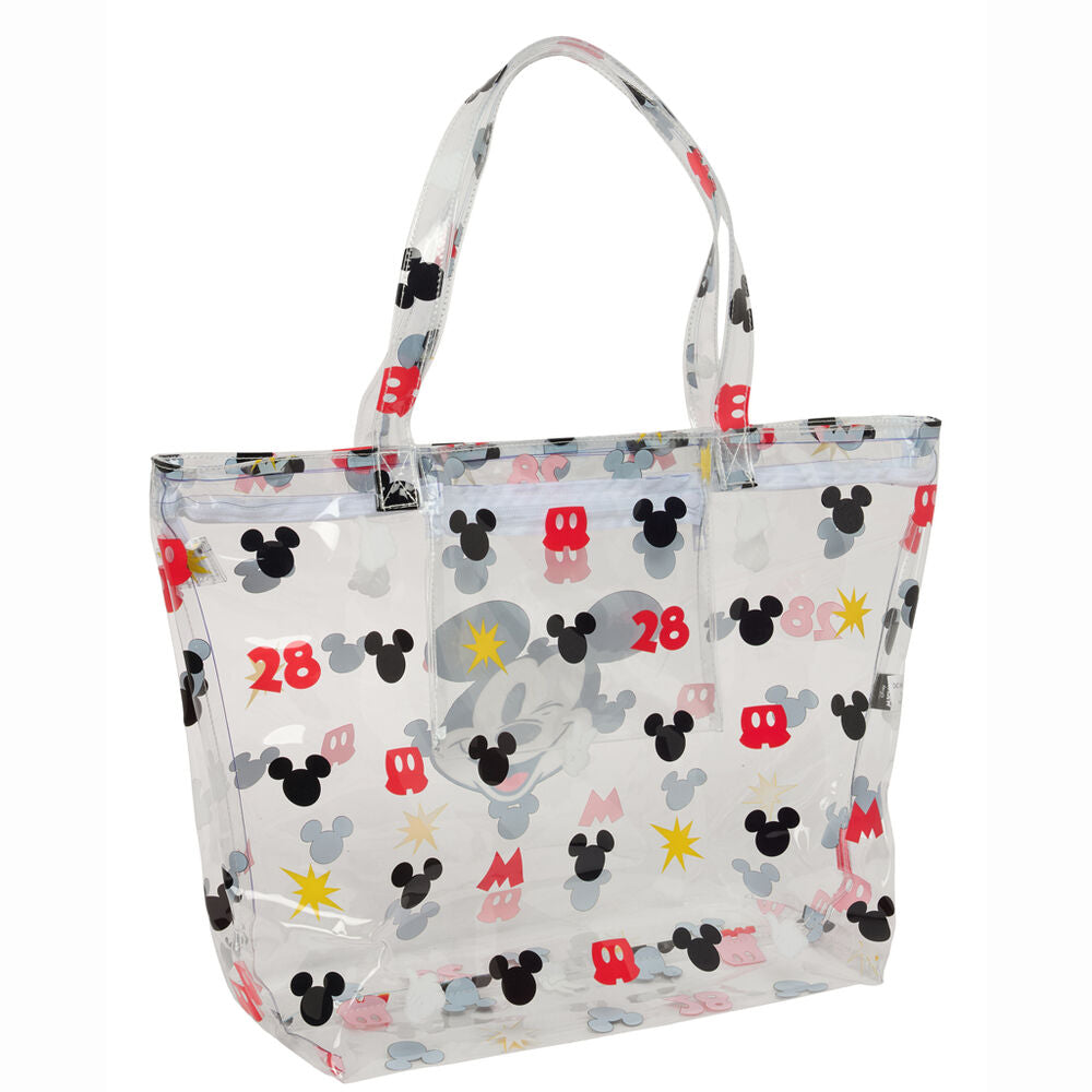 Bolsa de playa transparente de Mickey Disney con asas - 2