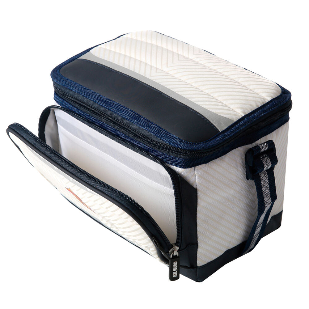 Bolsa porta alimentos Real Madrid SAFTA blanca y azul marino - 5