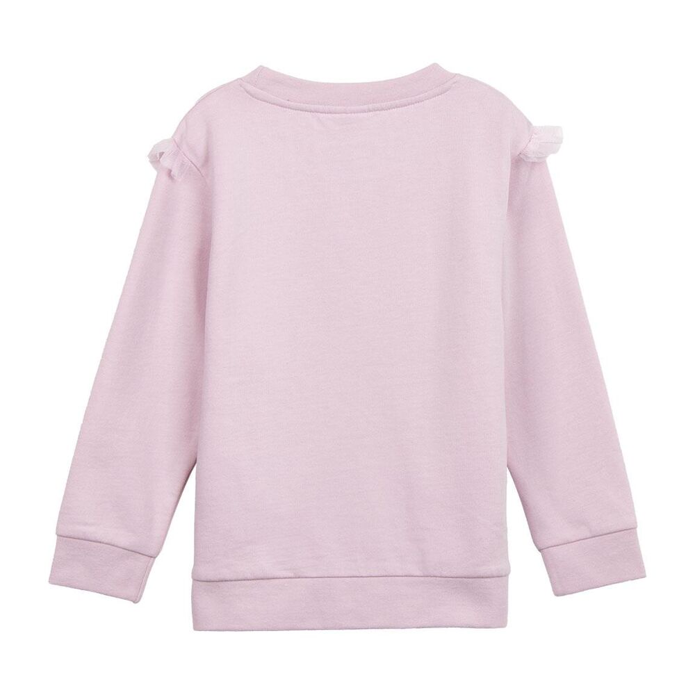 Sudadera rosa Frozen Disney con estampado de Elsa y volantes - 2