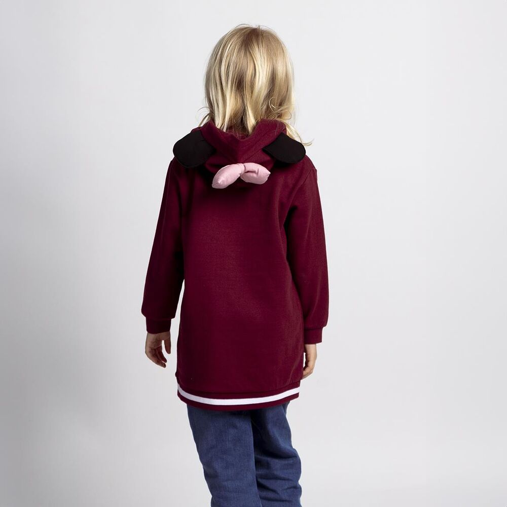 Sudadera oversize granate de Minnie Disney con capucha - 5