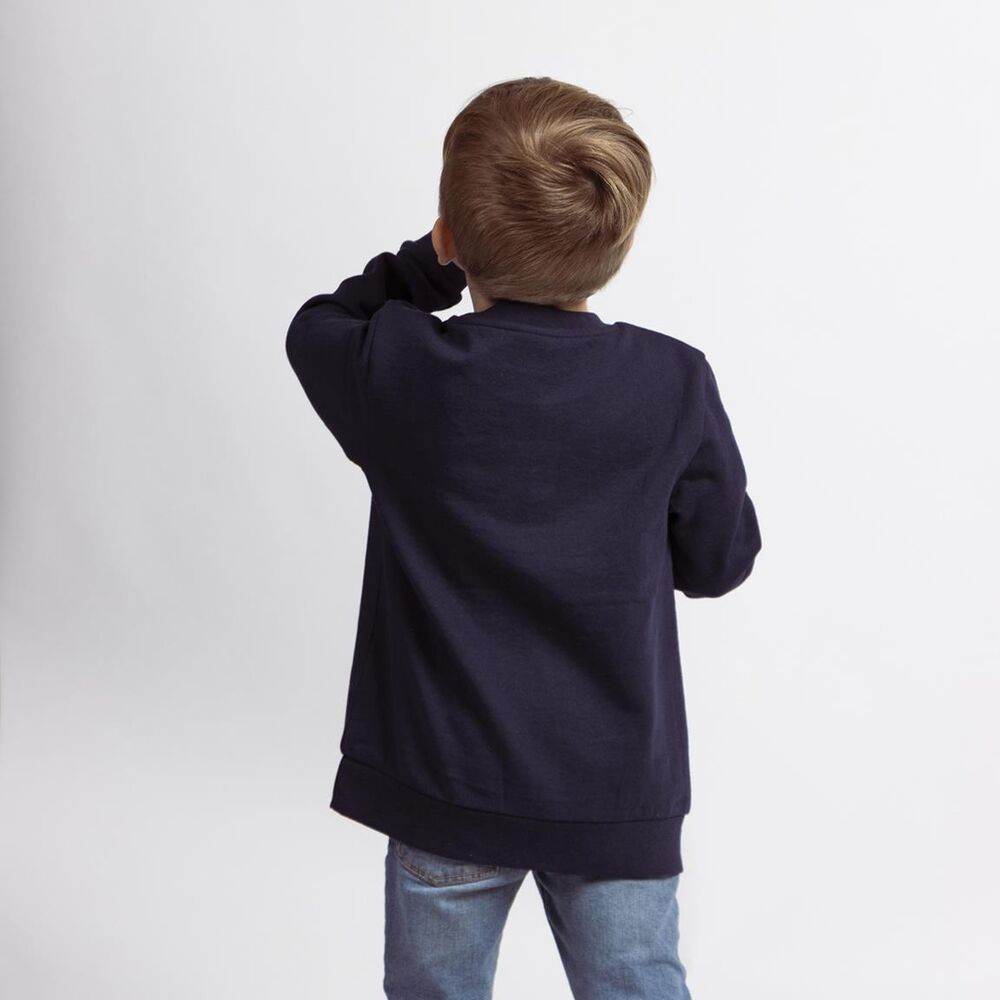 Sudadera Marvel azul marino con estampado frontal de superhéroes - 5