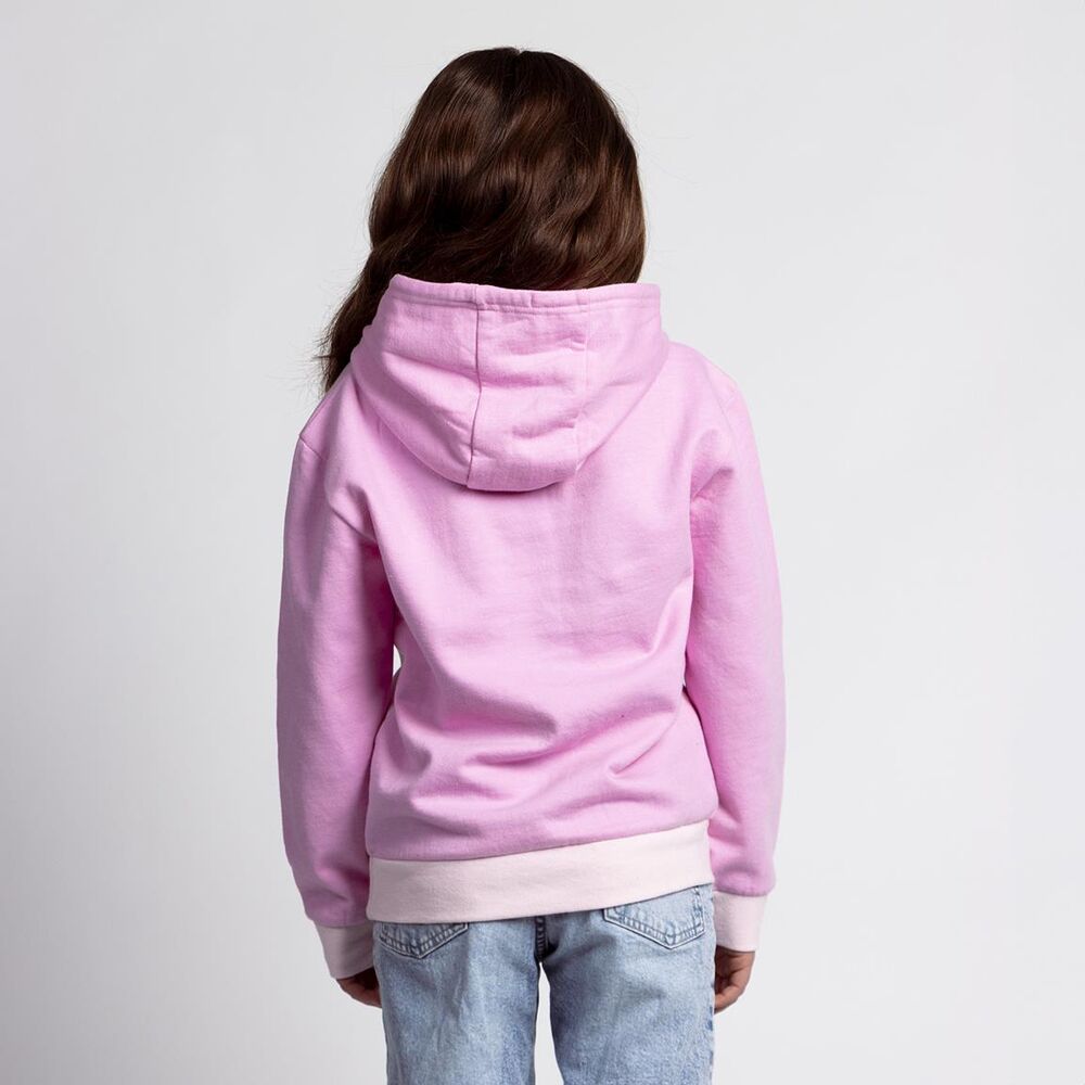 Sudadera rosa y blanca con capucha y diseño Barbie - 5