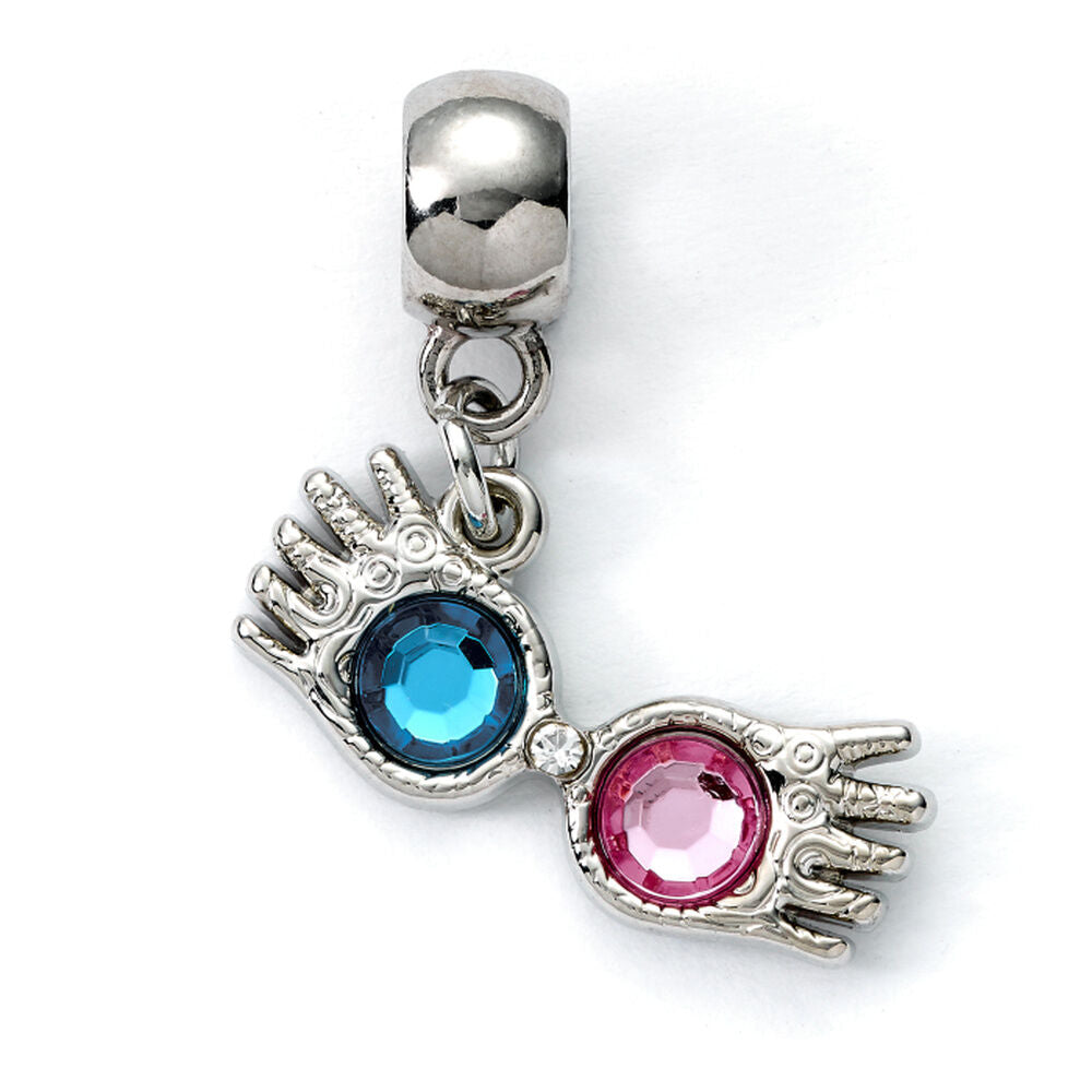 Charm deslizante de gafas de Luna de Harry Potter con lentes azules y rosas - 2