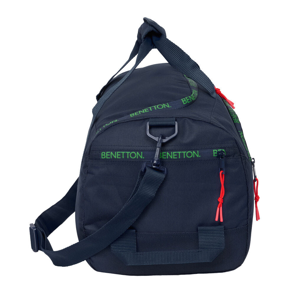 Bolsa de deporte Together Benetton azul marino con bandolera - 3