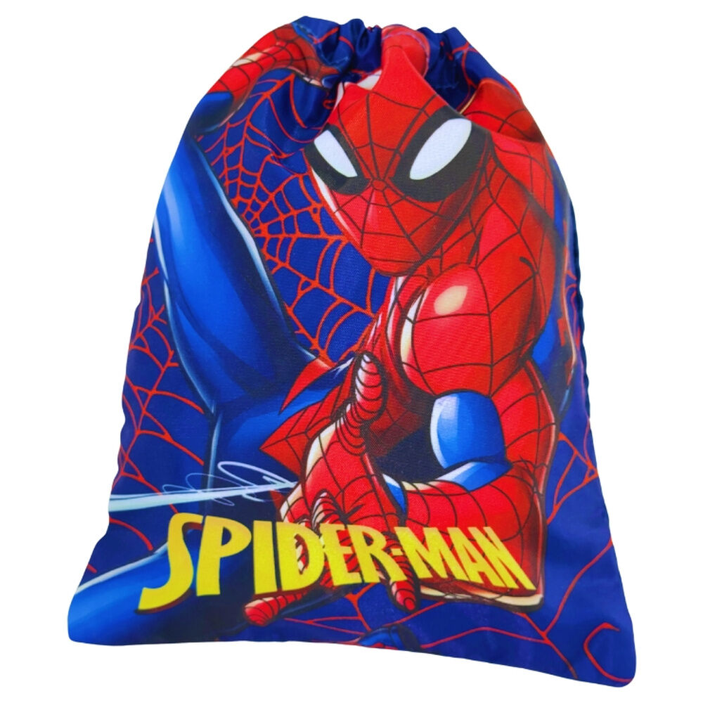 Saco de merienda Spider-Man Marvel azul y rojo