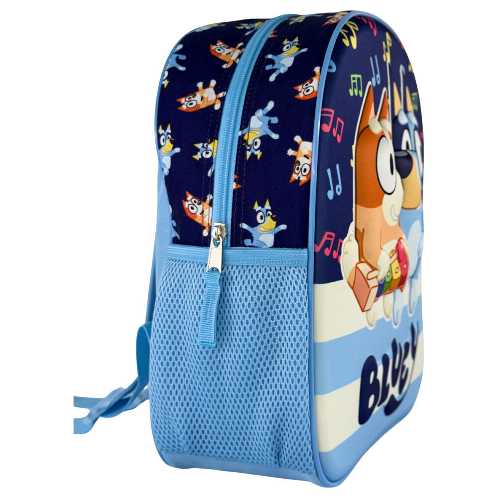 Mochila 3D de Bluey y Bingo con notas musicales - 3