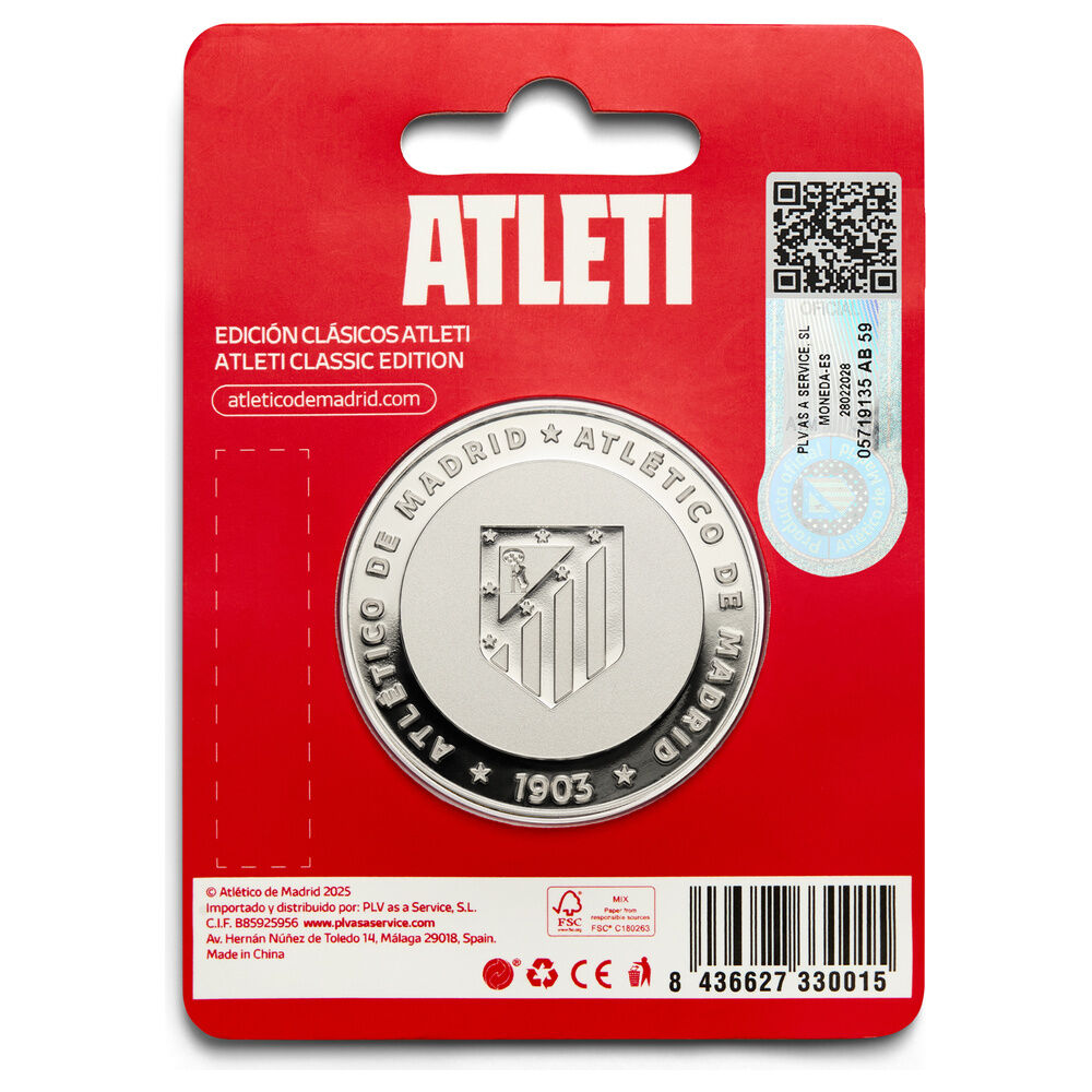Moneda Coraje y Corazón del Atlético de Madrid en presentación rojiblanca - 7