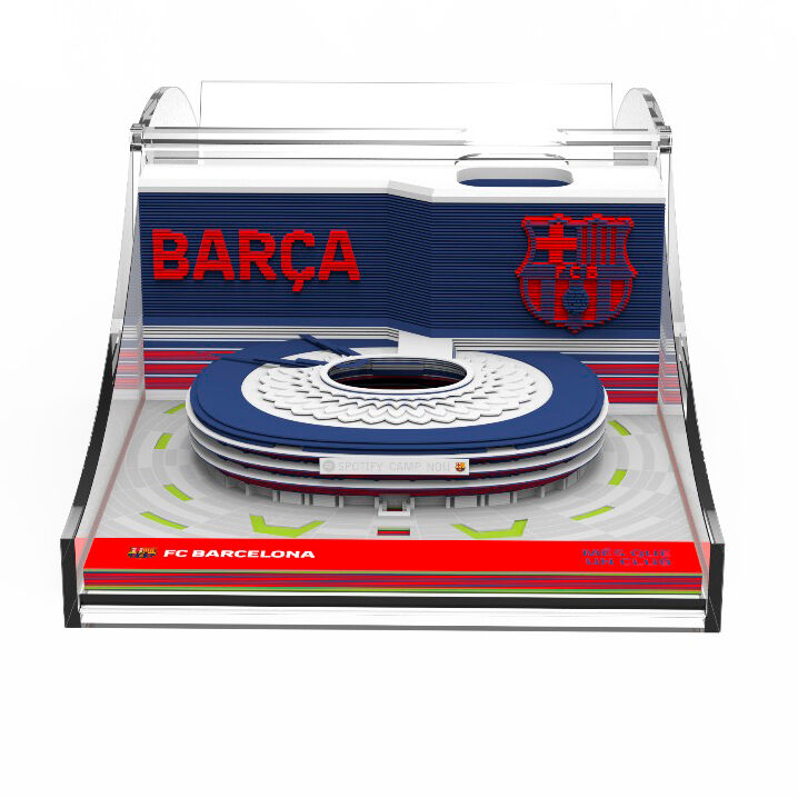 Bloc de notas 3D del Estadio Spotify Camp Nou del F.C. Barcelona - 2