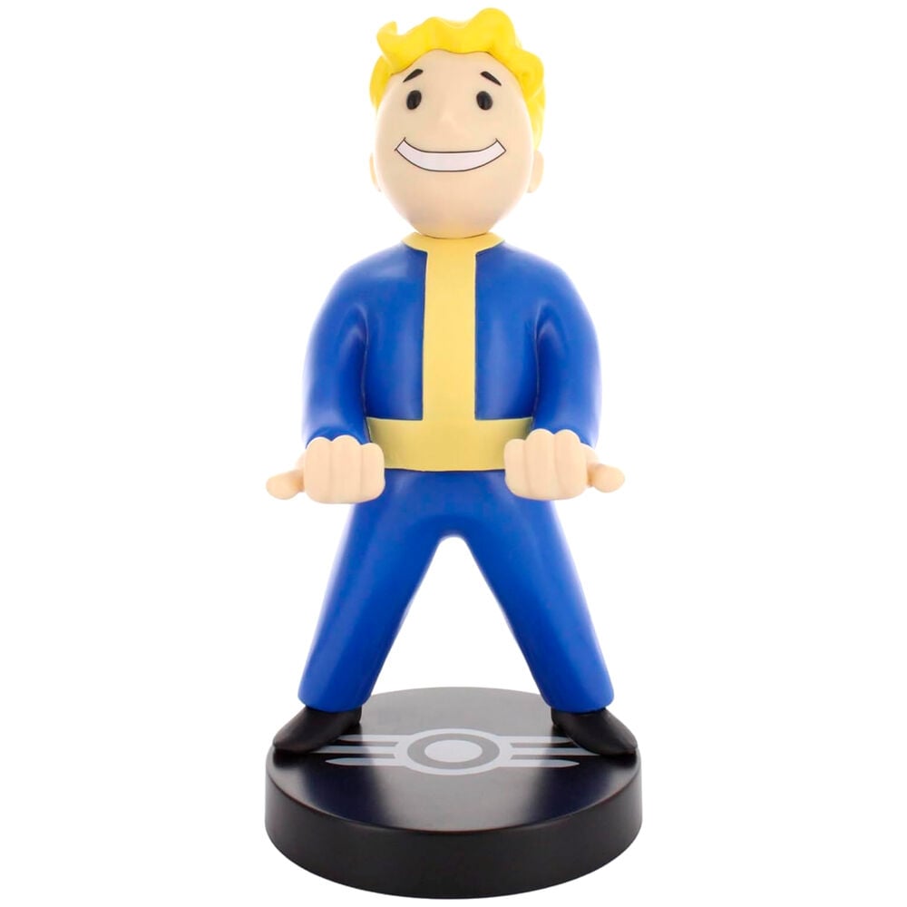 Soporte Cable Guy de Vault Boy Fallout sobre base negra