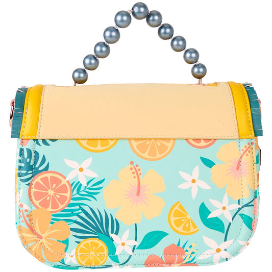Bolso bandolera Lemon Loungefly con estampado floral y cítricos - 2