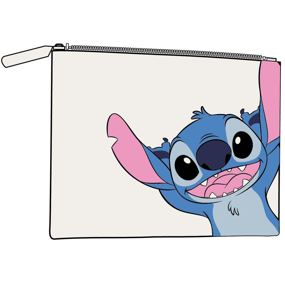 Neceser de algodón Stitch Disney con cremallera