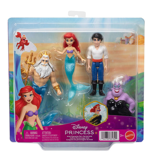 Blíster con cuatro figuras Disney de La Sirenita: Ariel, Tritón, Úrsula y Eric - 2