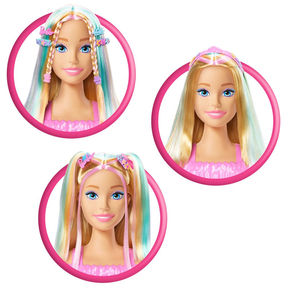 Busto Fashionista Barbie para peinar con accesorios - 5
