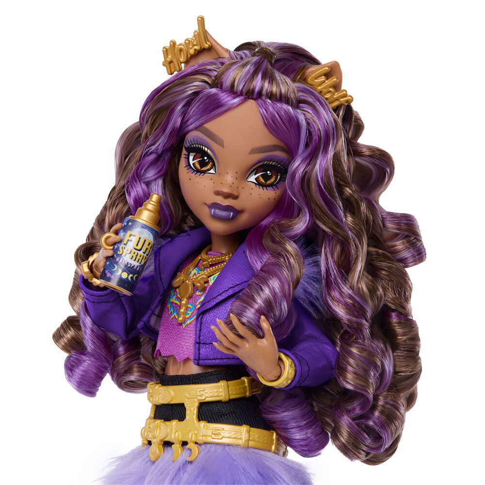 Muñeca Clawdeen Wolf Monster High con Crescent y accesorios - 5