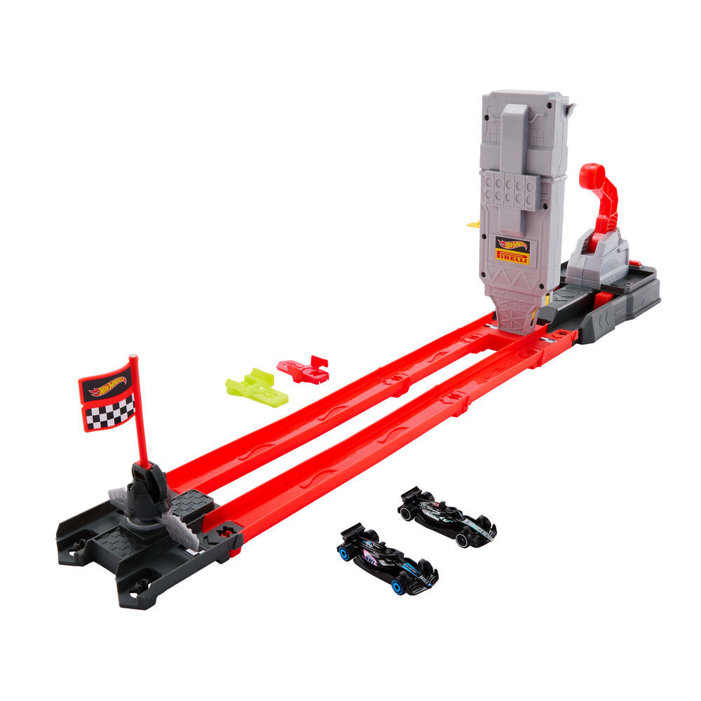 Set Hot Wheels Racing F1 con pista de salida y dos coches 1:64 - 5