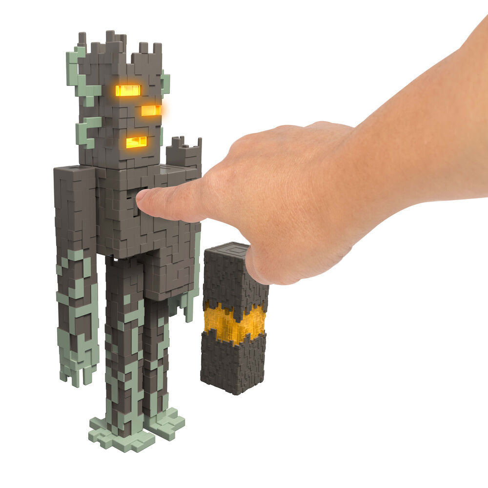 Figura de acción Minecraft El Crepitante de MATTEL con accesorio de corazón - 5