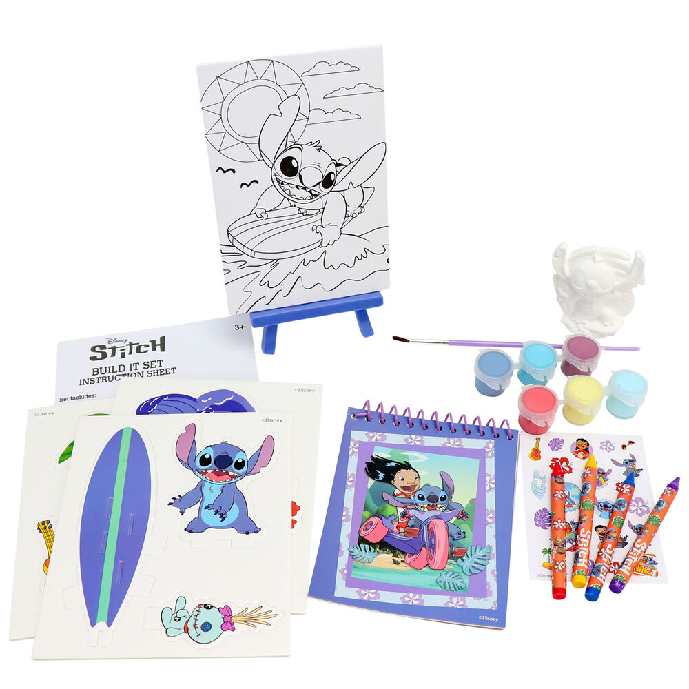 Set de manualidades Stitch Disney en cubo azul - 2
