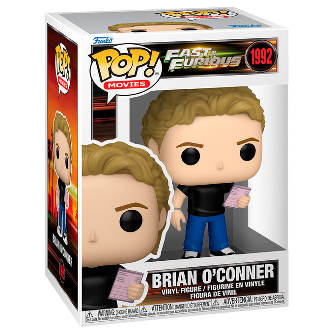 Figura Funko POP! de Brian O'Conner con documento rosa - 2