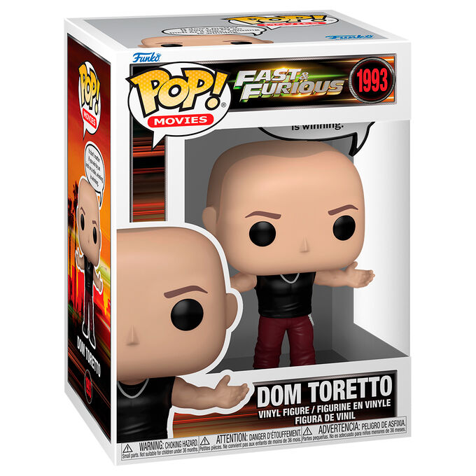 Figura Funko POP! de Dom Toretto con bocadillo de diálogo - 2