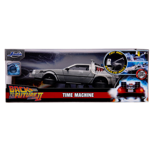 Réplica DeLorean de Regreso al Futuro II Jada Toys a escala 1:24 - 2