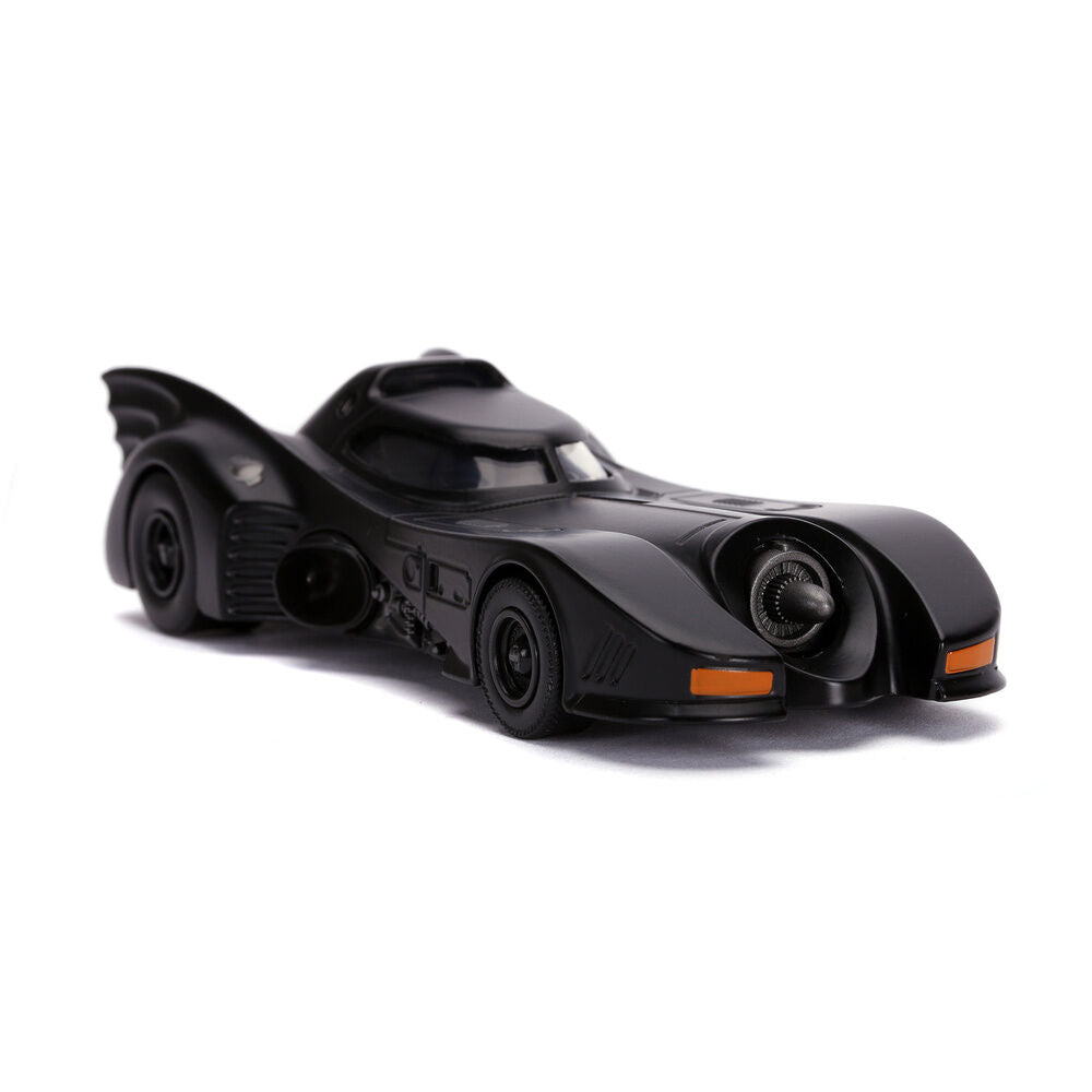 Figura de Batman junto al Batmóvil negro de 1989 a escala 1:32 - 5