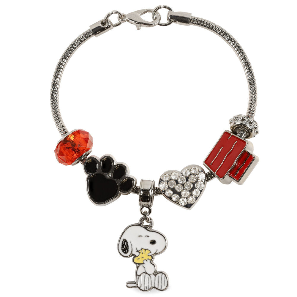 Pulsera de charms Snoopy Peanuts con colgante de Snoopy