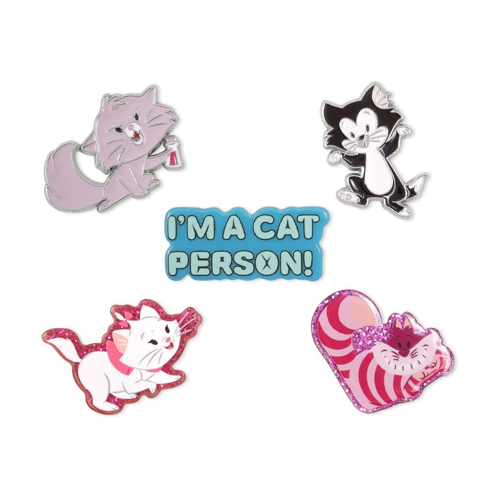 Set de cinco pines Disney de Los Aristogatos con diseños de gatos