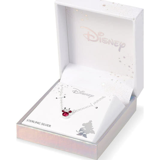 Colgante de Minnie Disney en plata 925 con detalles rojos - 3