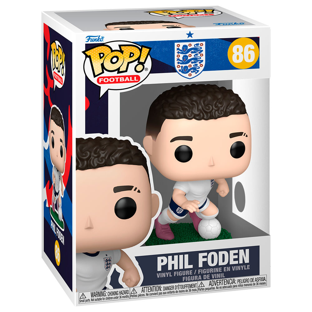 Figura FUNKO POP! de Phil Foden con uniforme de Inglaterra y balón - 2