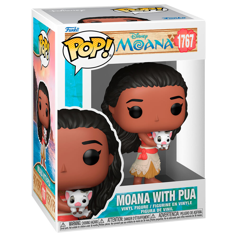 Figura Funko POP! de Moana sosteniendo a Pua - 2
