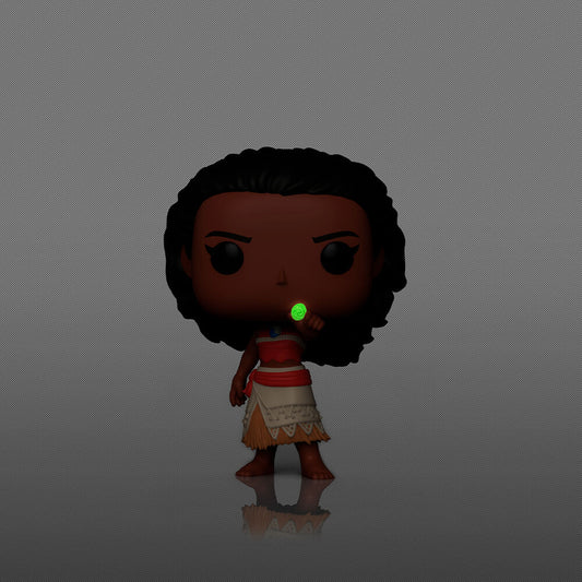 Figura Funko POP! de Moana con el corazón verde de Tefiti - 2