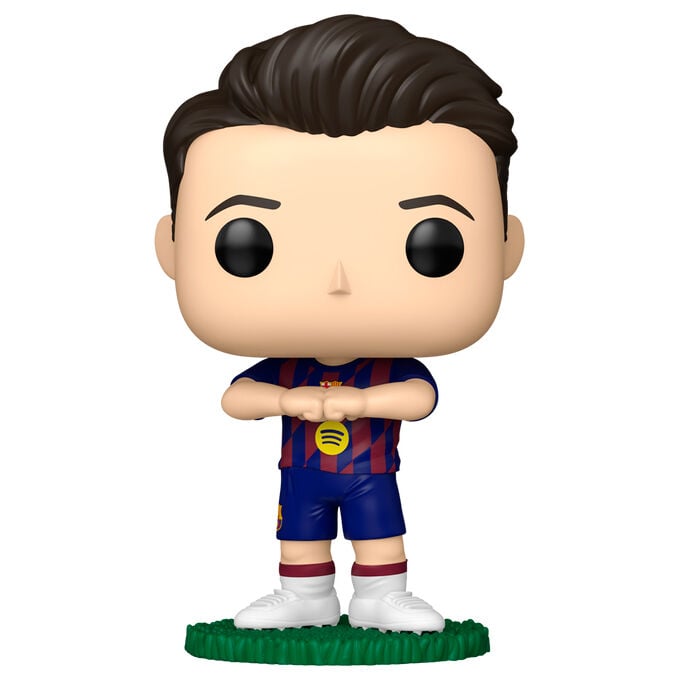 Figura Funko POP! de Robert Lewandowski con la camiseta del FC Barcelona
