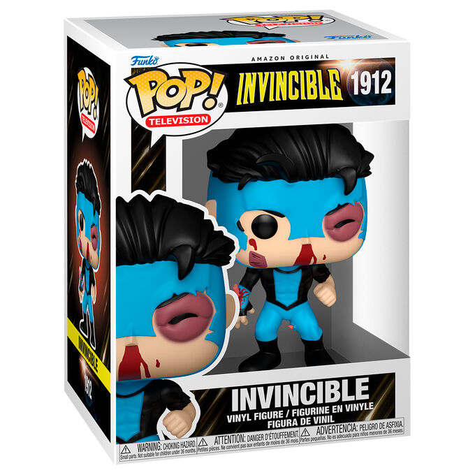 Figura Funko POP! de Invincible con traje azul y negro - 2