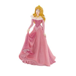 Figura de Aurora de La Bella Durmiente con vestido rosa