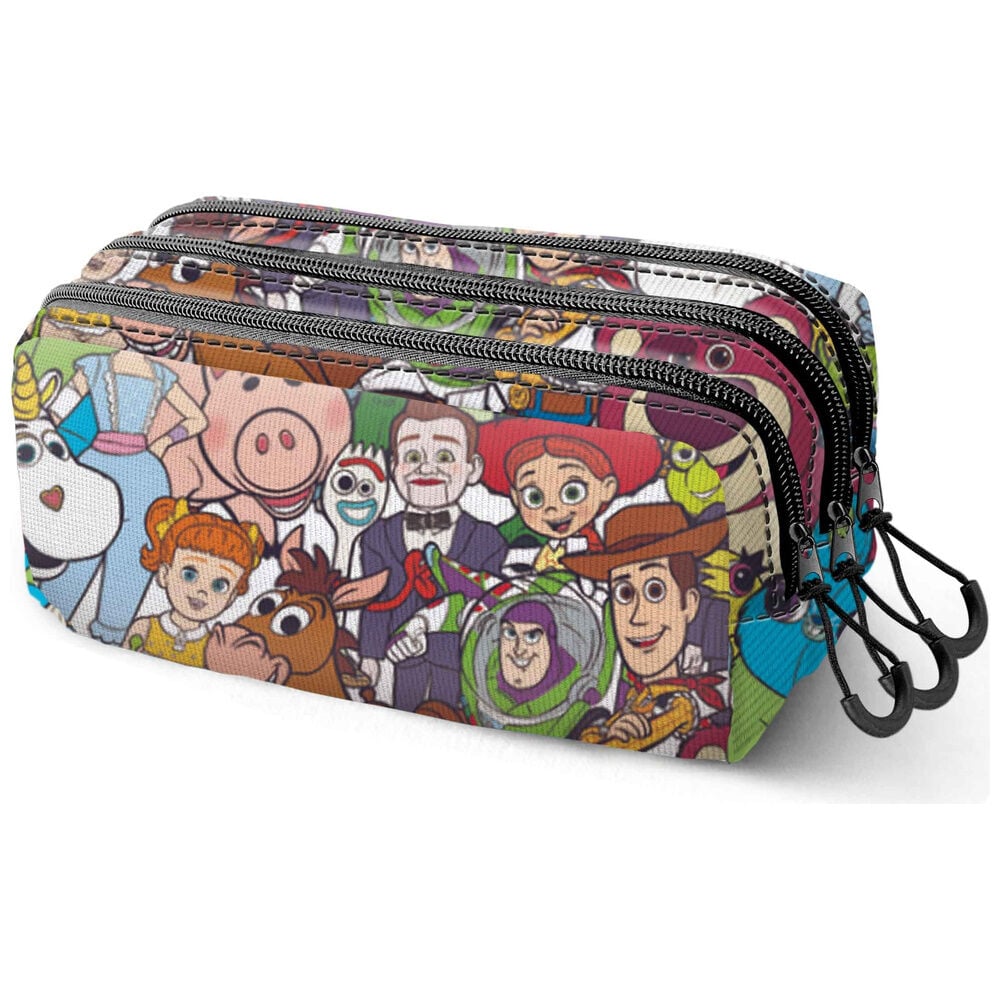 Portatodo triple Toy Story Disney Pixar con tres compartimentos