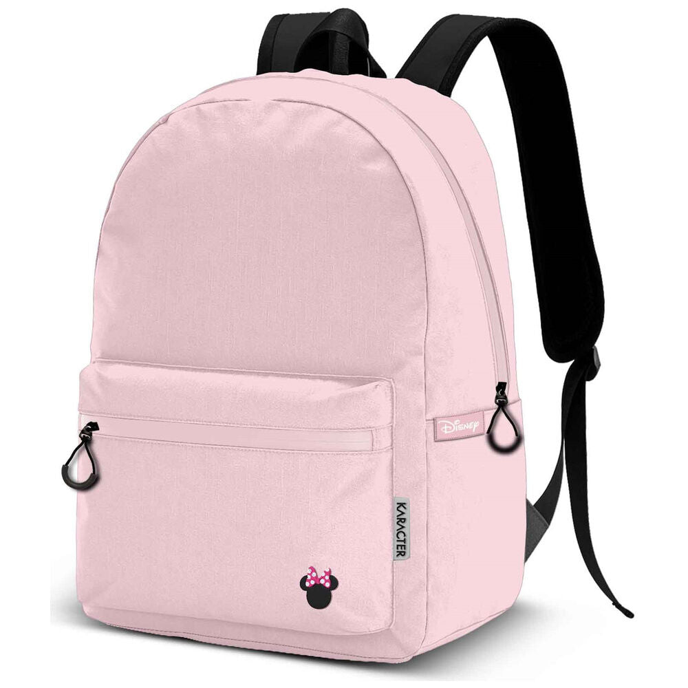 Mochila rosa de Minnie Disney con bolsillo frontal