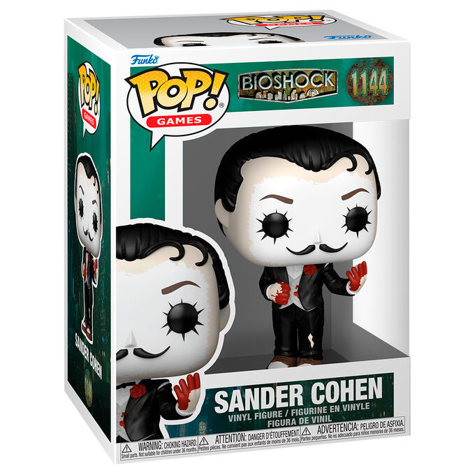 Figura Funko POP! de Sander Cohen de BioShock con traje oscuro - 2