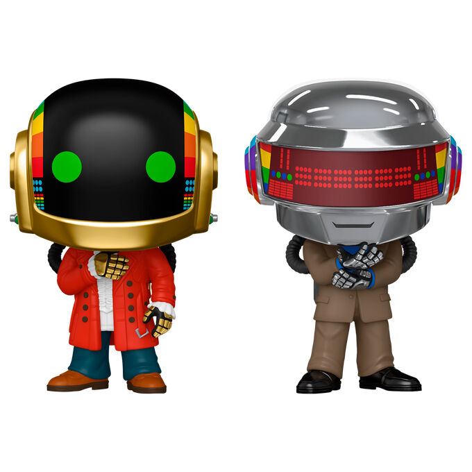Pack de 2 figuras Funko POP Daft Punk Discovery Era en caja - 2