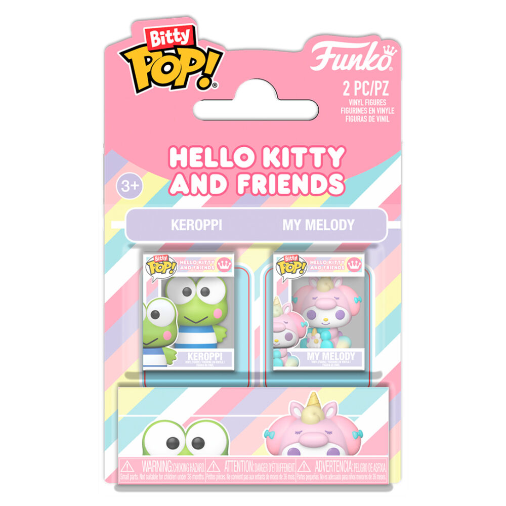 Blíster FUNKO Bitty POP! con Keroppi y My Melody