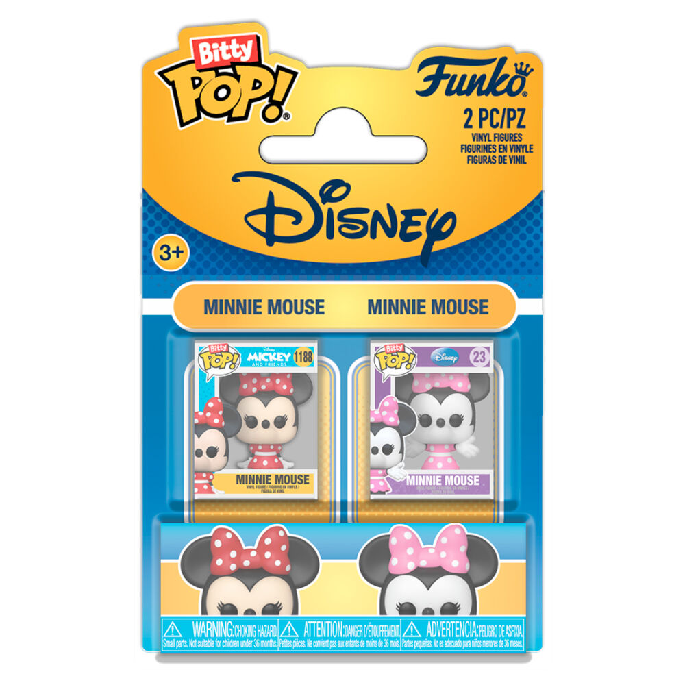 Blíster Funko Bitty POP! con dos figuras de Minnie Mouse
