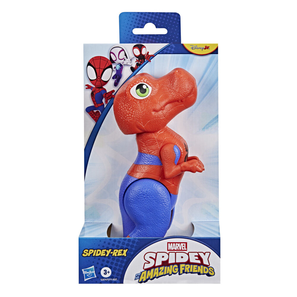 Figura Spidey-Rex de Marvel en rojo y azul - 2