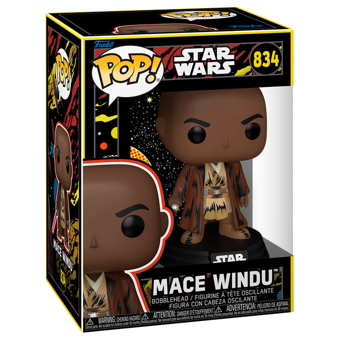 Figura Funko POP! de Mace Windu con sable morado - 2