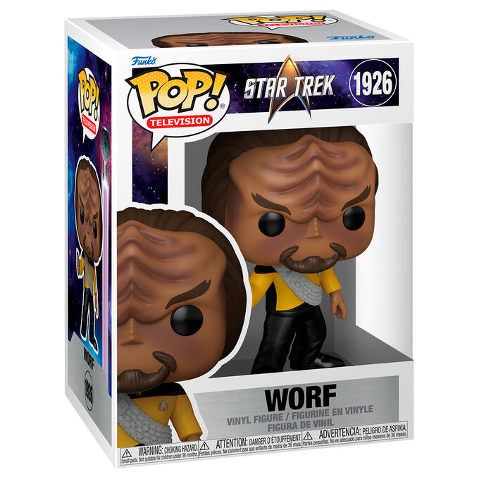 Figura Funko POP! de Worf de Star Trek con uniforme amarillo - 2