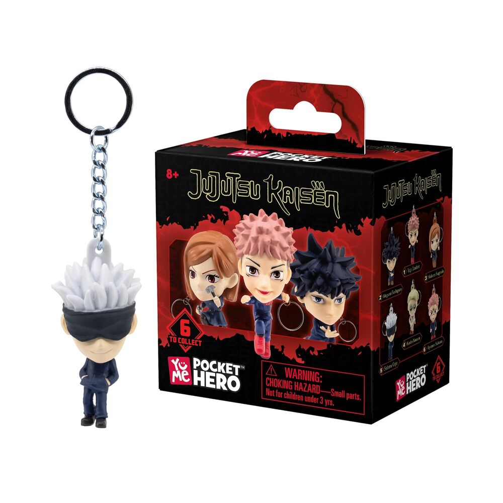 Llaveros figura Pocket Hero de Jujutsu Kaisen en caja Blind Box - 8