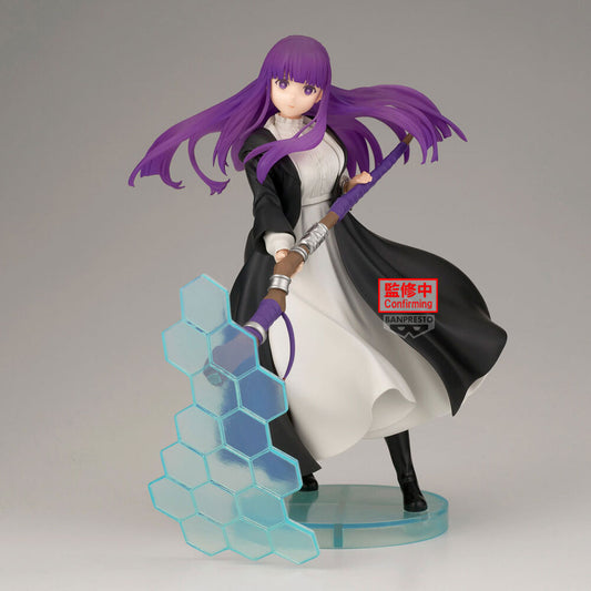 Figura de Fern de Frieren con bastón y efecto azul translúcido - 2