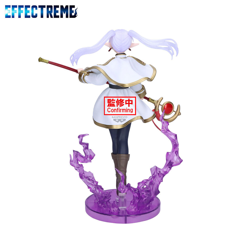 Figura de Frieren de Banpresto con bastón y efecto de energía morada - 3