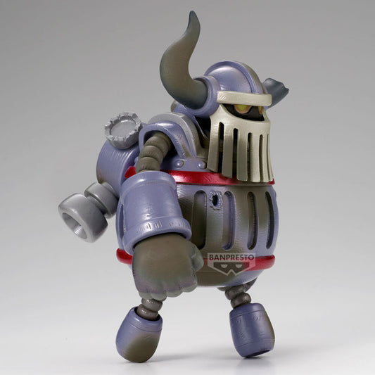 Figura Iron Giant Mega World Collectable de One Piece de Banpresto, con armadura gris, morada y roja - 3