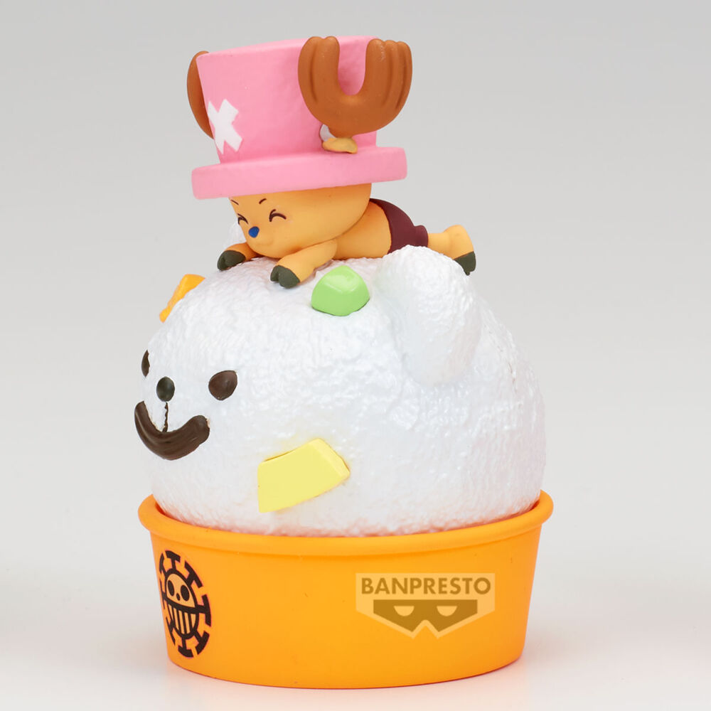Figura de Tony Tony Chopper Paldolce de One Piece sobre una base de oso - 4